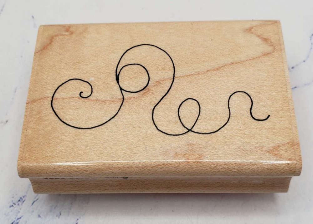 Balloon String JRL Design Company Wood Mounted Rubber Party Stamp J220